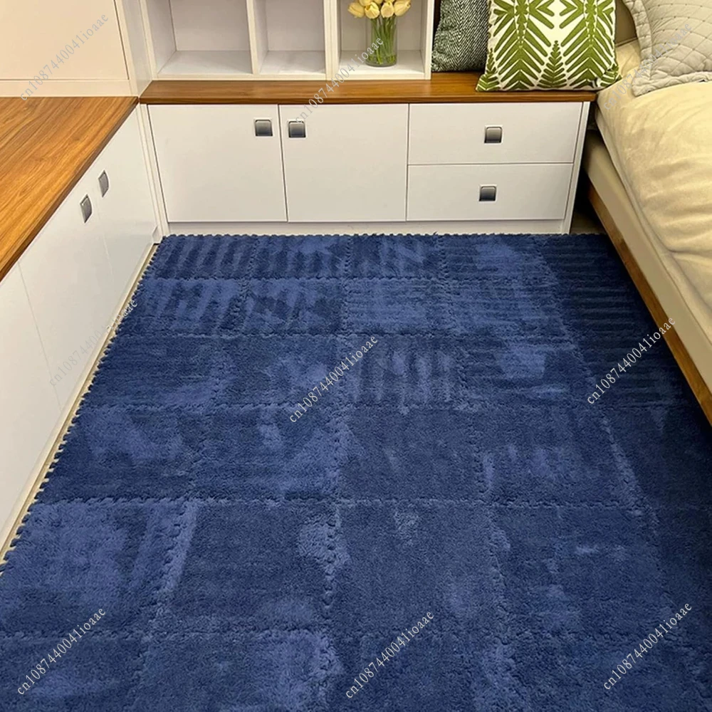 แผ่นรองคลานเด็กแบบนุ่ม ขนาด 30*30*1 ซม. 12 ชิ้น พรมปูพื้นสำหรับเด็ก แผ่นรองกิจกรรมในห้อง แผ่นรองพื้นโฟม EVA สำหรับเด็ก แผ่นรองพื้นแบบจิ๊กซอว์