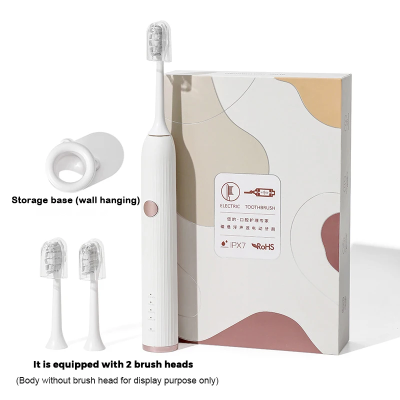 Smart Rotating Electric Toothbrush, Rechargeable Rotary Toothbrush Heads, Compatible with Oral B Replacement Brush Heads