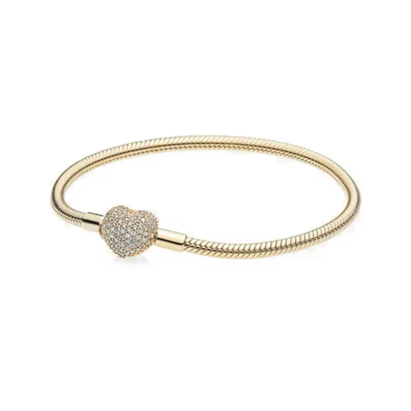 Real 925 Sterling Silver 17-20CM Snowflake Dreamcatcher Star Original Bracelet Fit For Wedding Fine Jewelry DIY Making 4