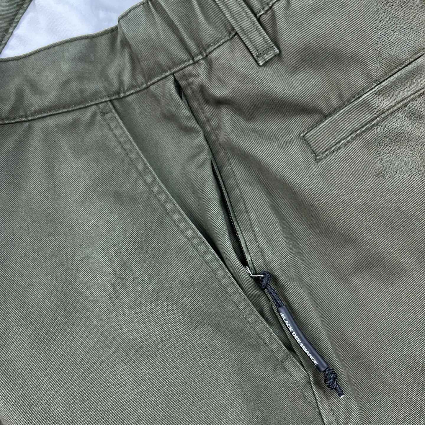 100% 면 캐주얼 바지 남성용 가을 미국 레트로 스트레이트 바지 끈 조임식 신축성 있는 허리 바지