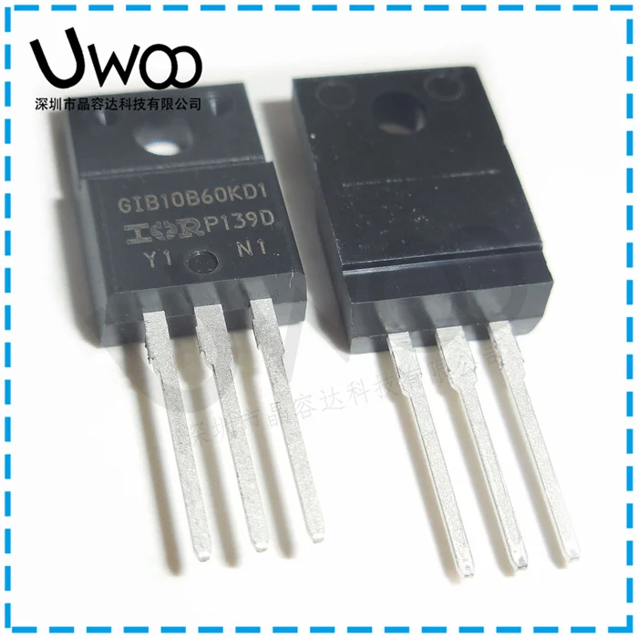 100% Original nuevo IRGIB10B60KD1PBF GIB10B60KD1 12A 600V TO220F IGBT IRG4BC30KDPBF G4BC30KD 28A 600V TO-220