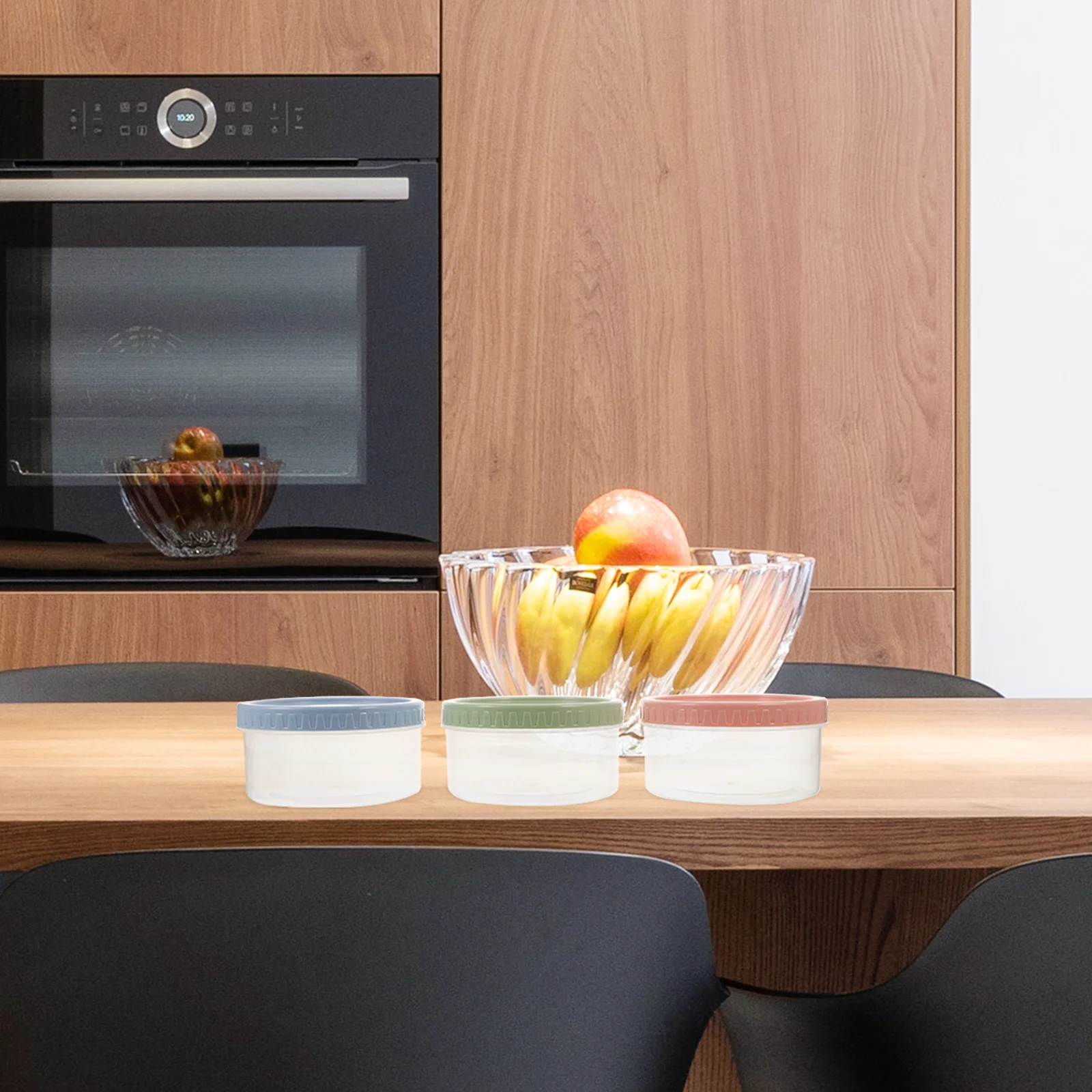 

6Pcs Sealing Food Boxes Airtight Refrigerator Containers for Household Storage Space Saving Stackable Design Ideal for Pantry