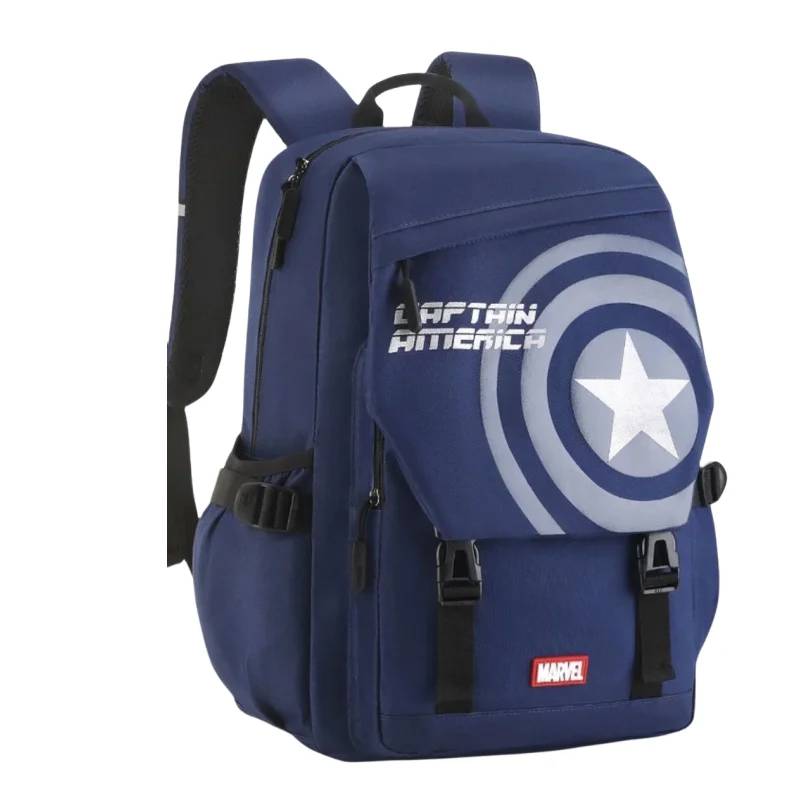 Mochila de dibujos animados de gran capacidad, Bolsa Escolar de anime de Marvel, bolsa de estudiante periférica, creativa, ligera, reducción de peso, personalidad