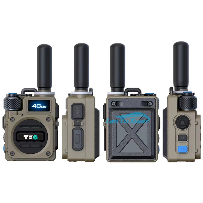 New Design TXQ G6 Lte 4G Network Wifi 200km Global-Ptt Walkie Talkie Poc Mini Long Range Communication Radio
