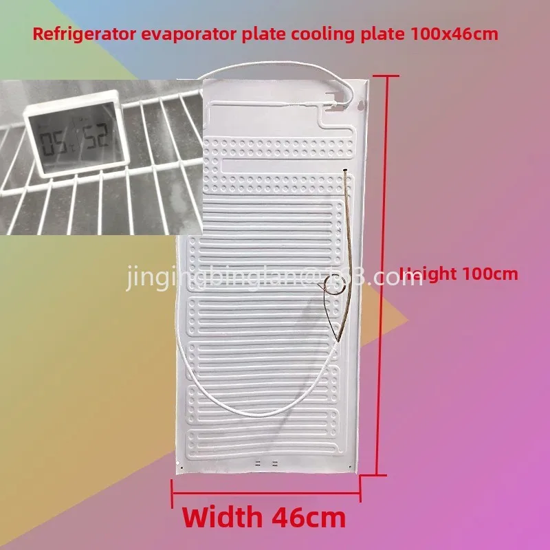 Factory direct refrigerator display evaporation plate inflatable assembly refrigeration aluminum plate with capillary tube
