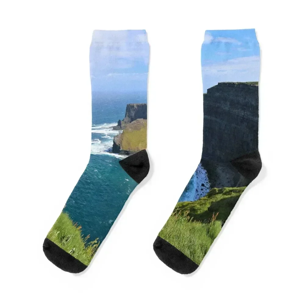 

More Moher Cliffs Socks sports stockings FASHION snow cute Men Socks Luxury Brand Women's