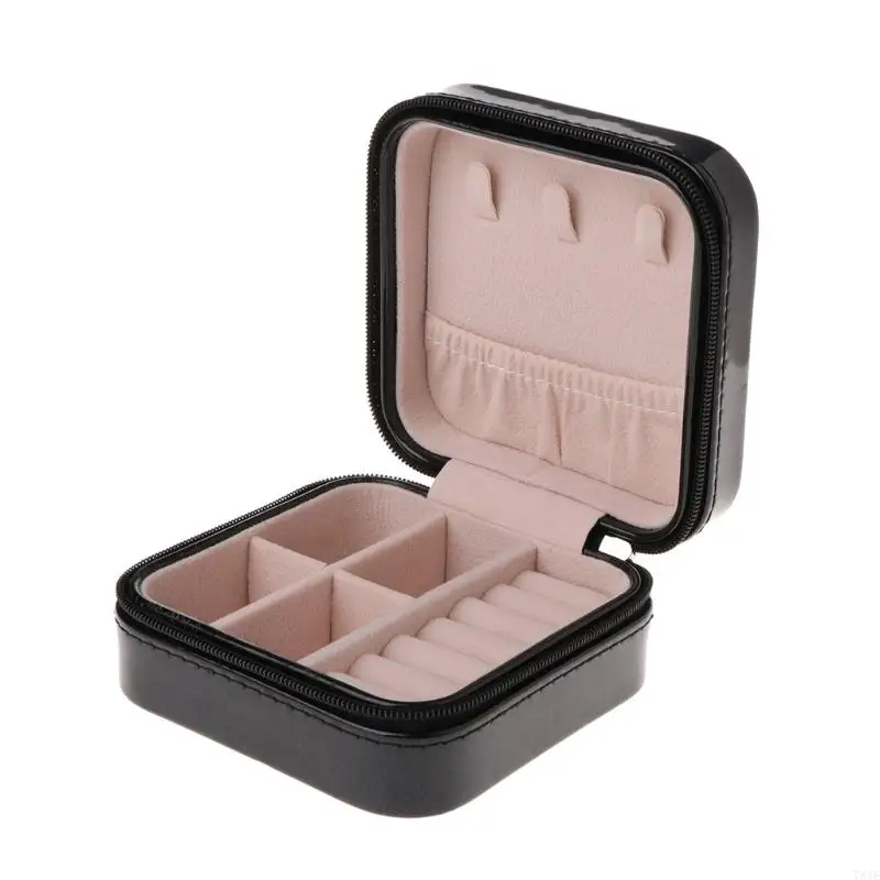 781E Fashion Jewelry Box Necklace Ring Storage Box for Earrings Bracelets Ring