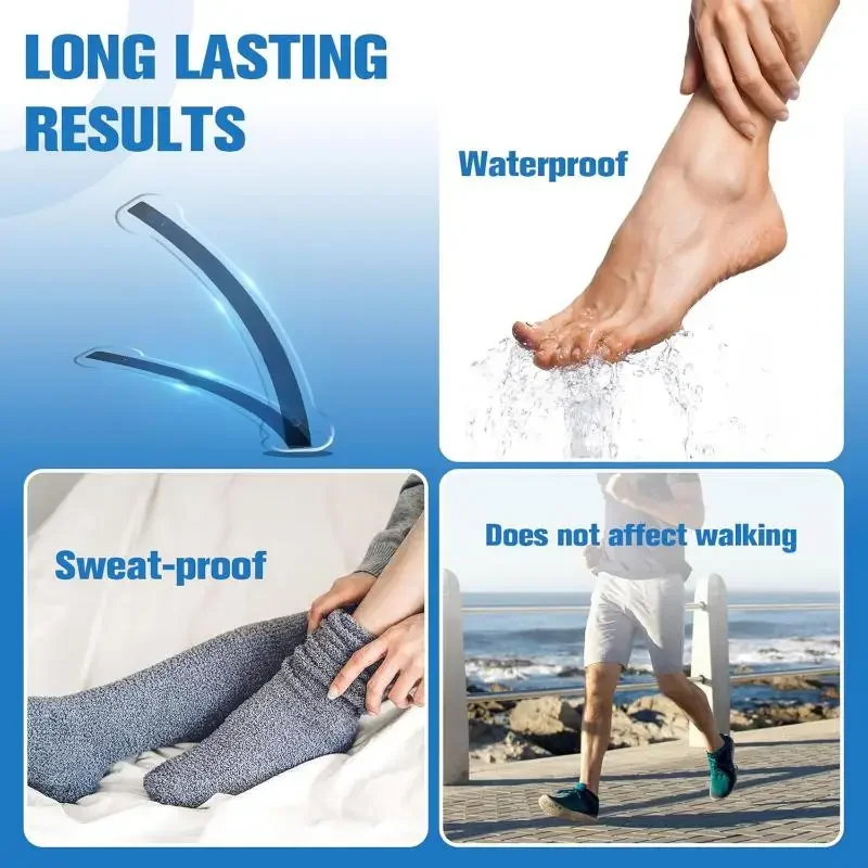 5pcs Ingrown Toenail Correction Tool Ingrown Toe Nail Treatment Elastic Patch Sticker Straightening Clip Brace Pedicure Tool