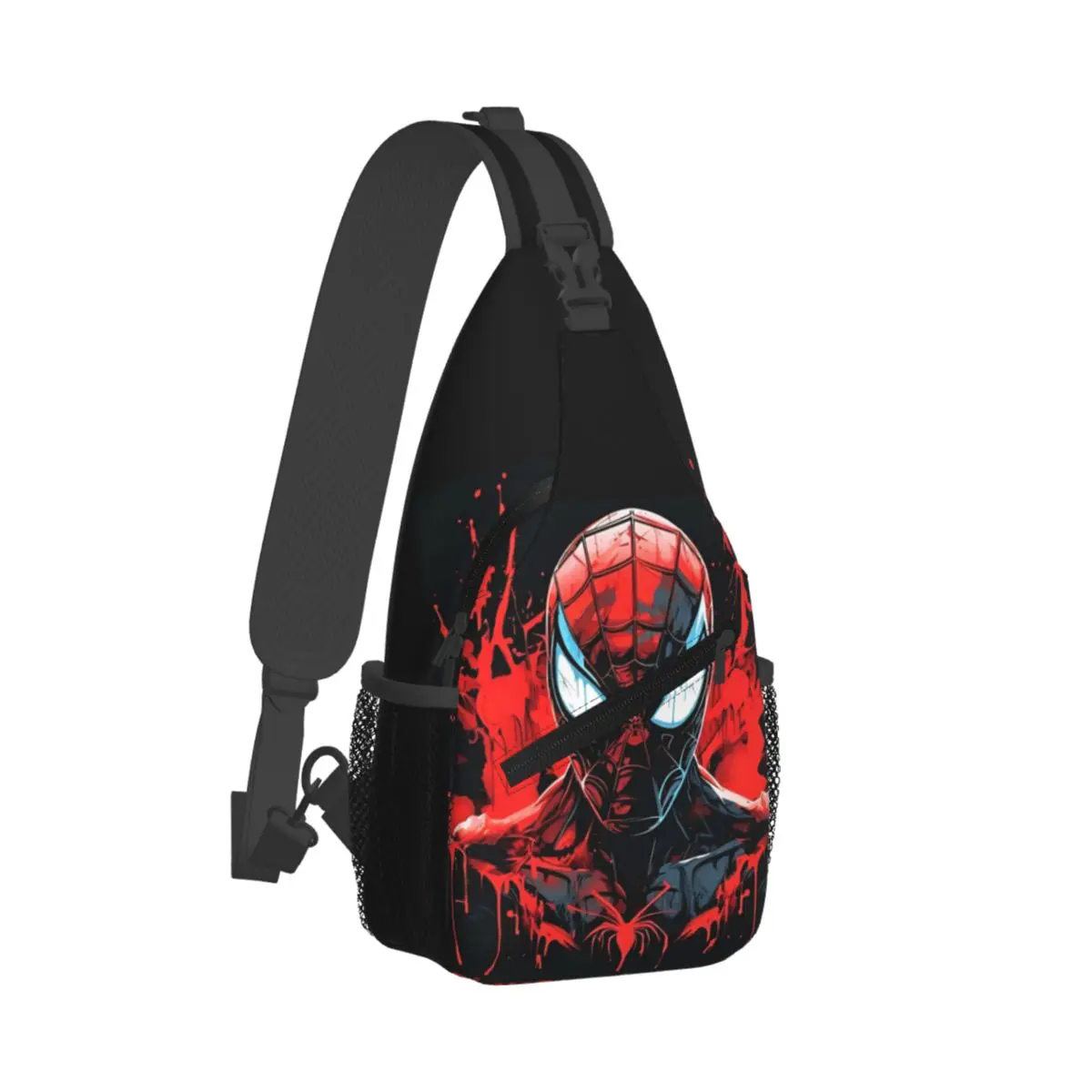 

Spider Man Small Sling Bags Chest Crossbody Shoulder Sling Backpack Outdoor Sports Daypacks Superhero Fashion Bag