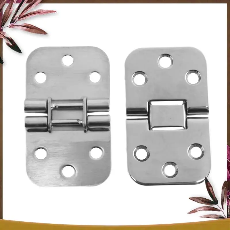 AB59-2 ชิ้น Marine Level บานพับกระจกสแตนเลสเกรดขัดเงาสําหรับเรือ, Rvs, Marine อุปกรณ์เสริม