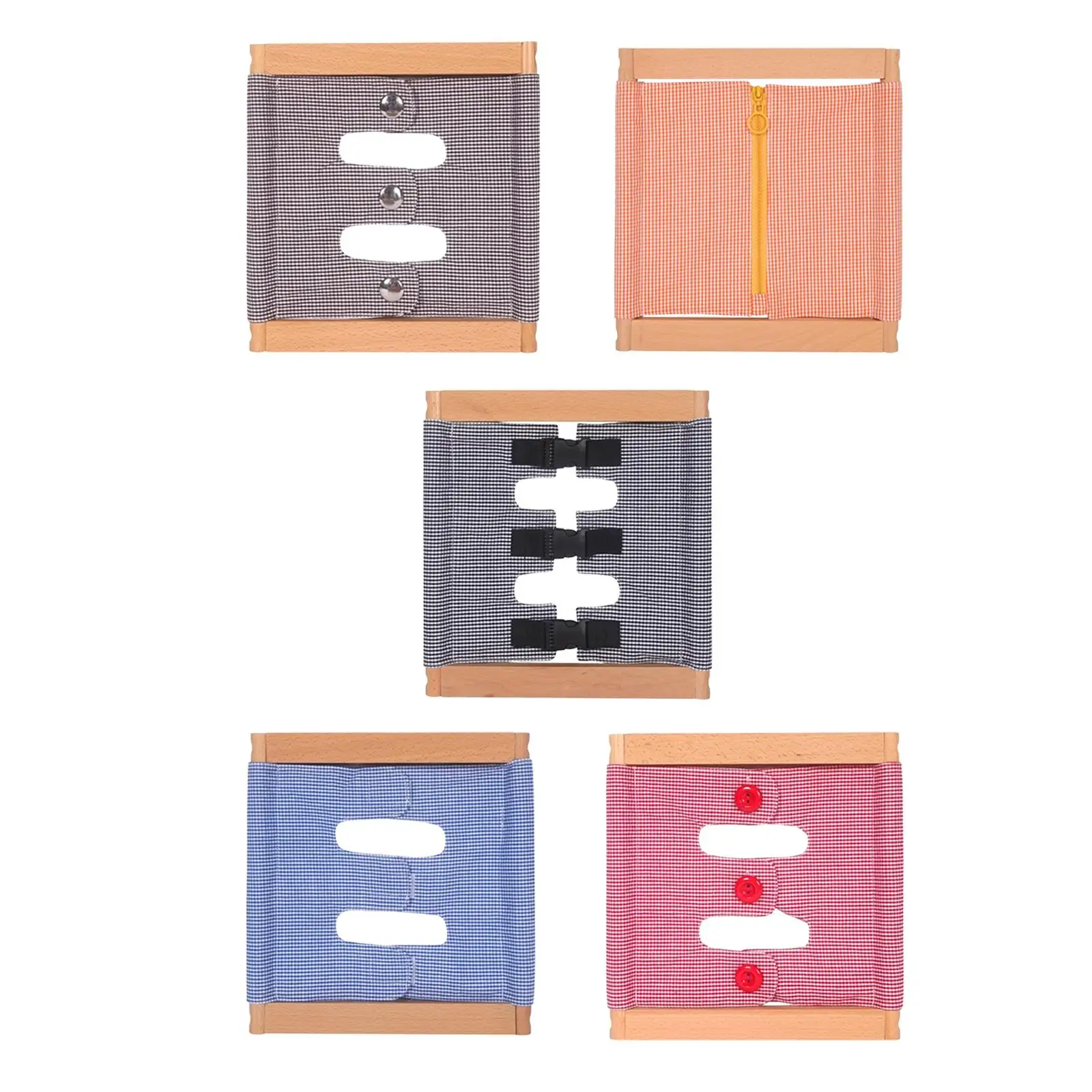 

Dressing Board Toy,Mobile Sensory Board,Educational Toy,Learn to Dress Fine Motor Toy,Early Learning Toy for 2 3 4 5 Year Old