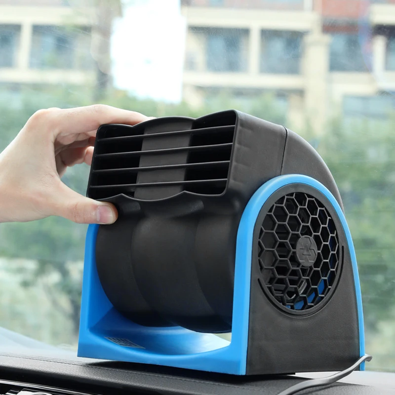 Aire acondicionado para coche, ventilador de aire de 12V, velocidad ajustable, silencioso, con encendedor de cigarrillos automático