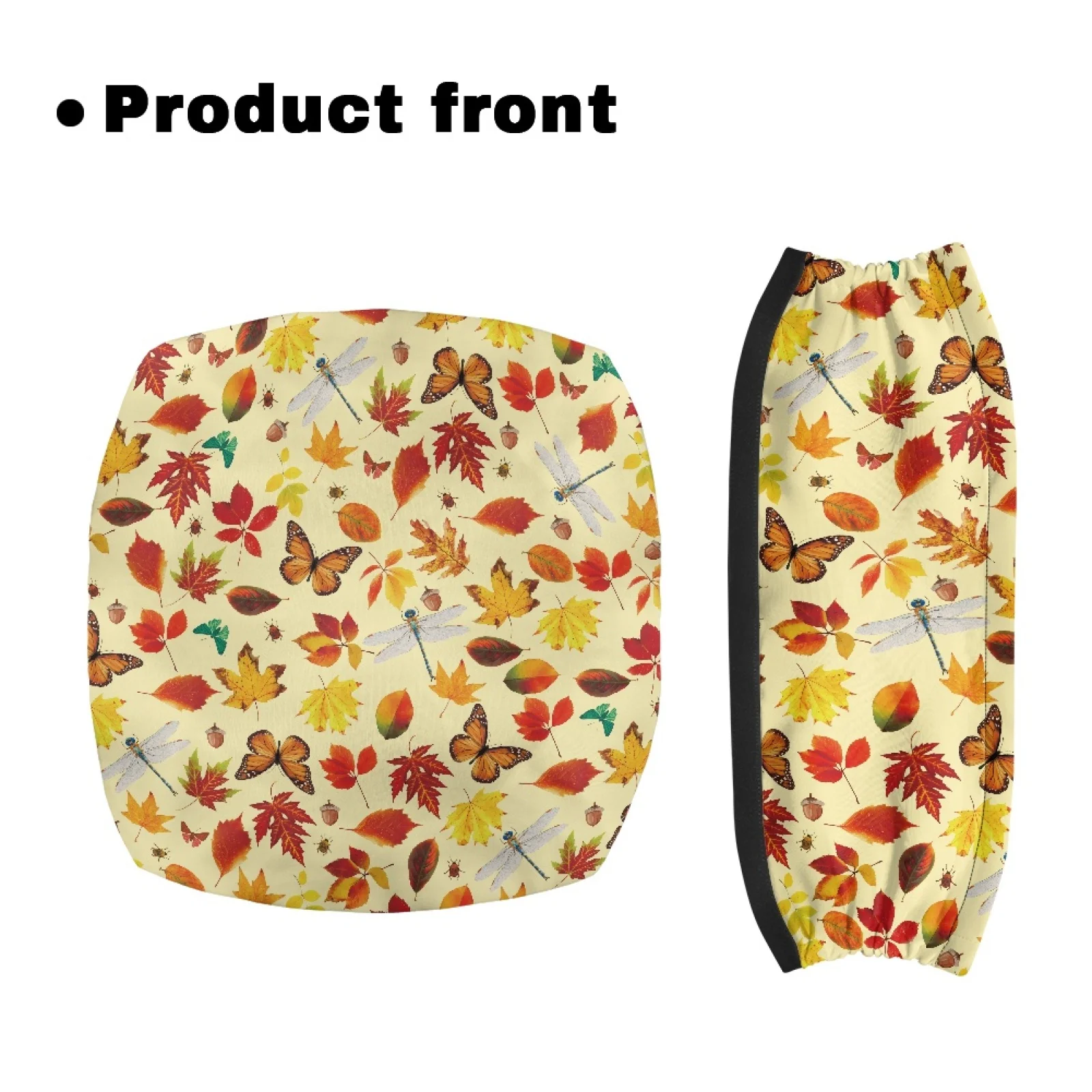 Coloranimal Butterfly Maple Leaf 2 Pcs Accessories for Rollator Rollator Walker Seat Covers for The Elderly Travel