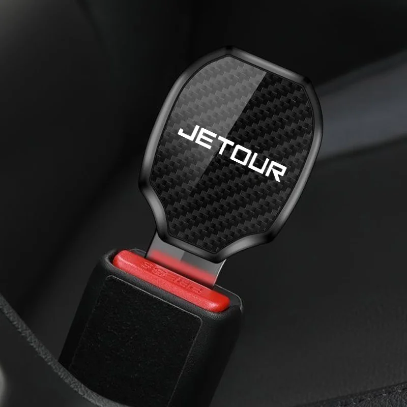 

Car Seat Belt Clip Carbon Extender Lock Buckle Plug Car Accessories interior For chery jetour x70 x70sm x90 x95 i-DM t2 Dashing