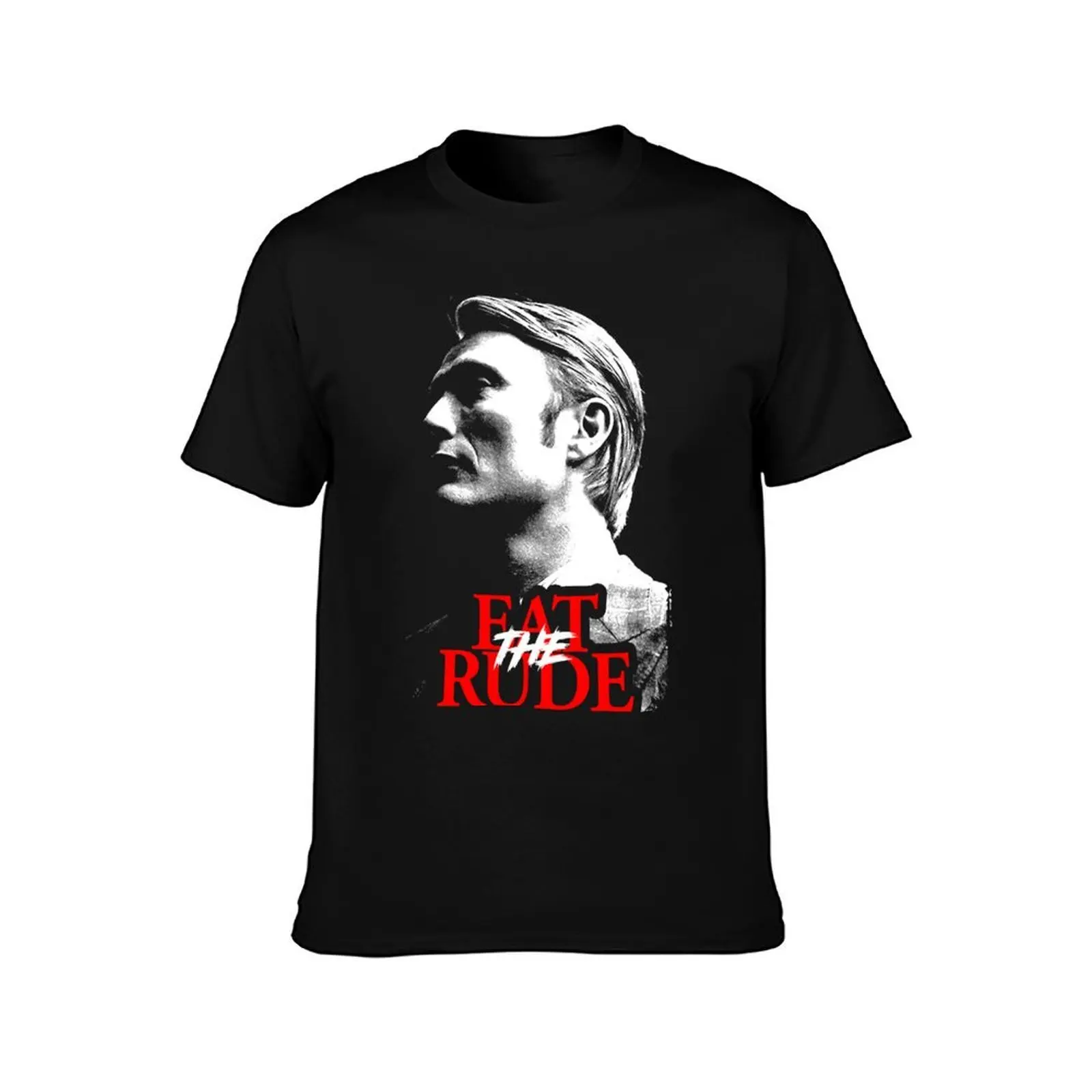 Needed Gifts Hannigram Mads Mikkelsen Lecter Cute Graphic Gift T-Shirt, Summer Casual Cotton Tee, Oversized Streetwear Tops