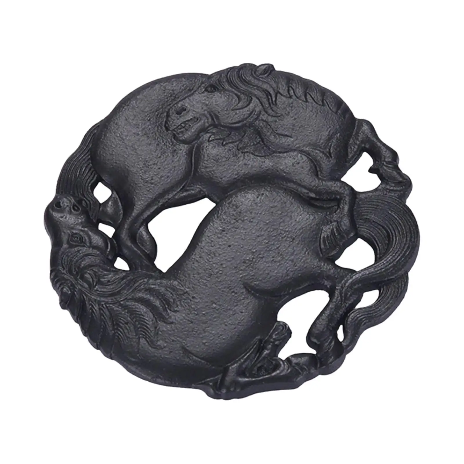 Cast Iron Trivet Metal Trivet Portable Collectibles Cast Iron Mat for Kitchen Farmhouse Decoration Home Dining Table Office