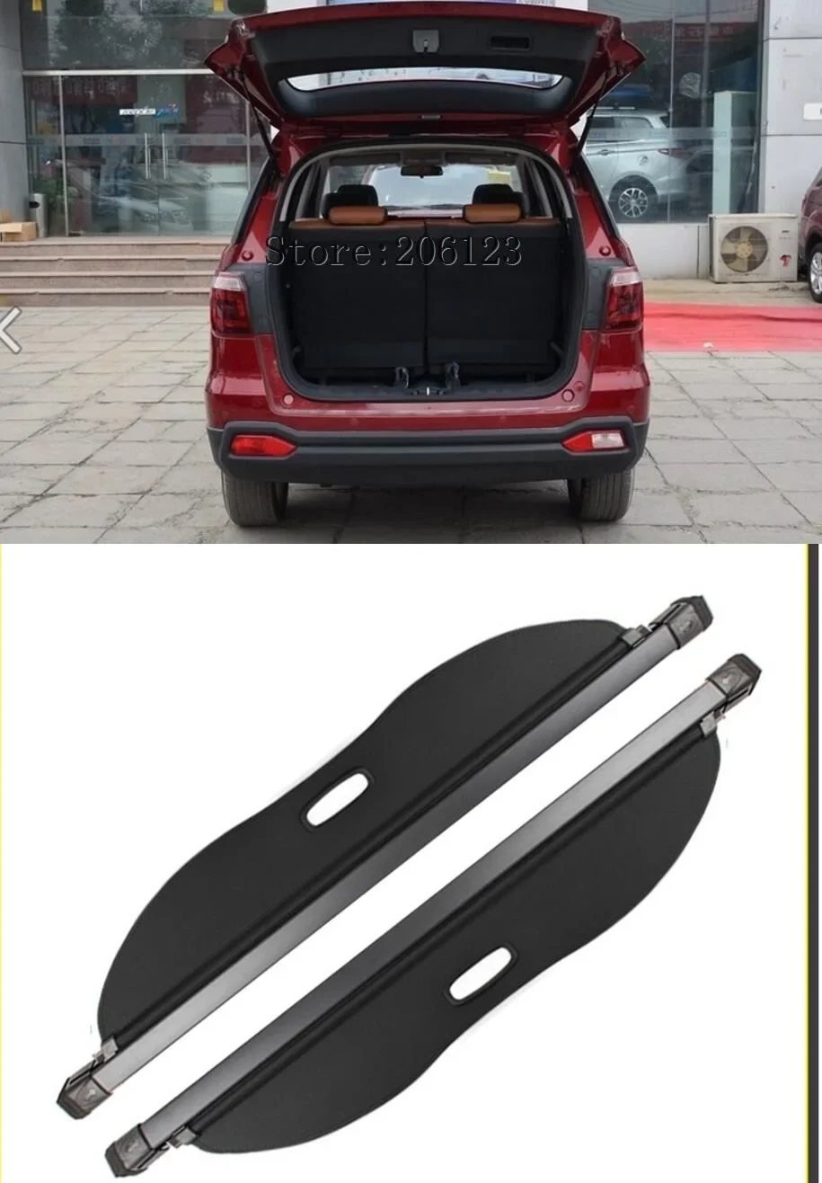 Black Rear Trunk Security Shield Cargo Cover Shade For changan cx70 2016 2017 2018 2019