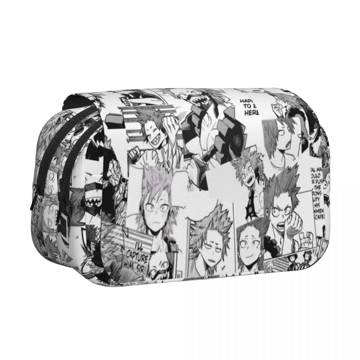 My H-Hero A-Academia Anime Double Clamshell Pen Case Pencilcases Pen Box for Student Bags School Supplies Stationery