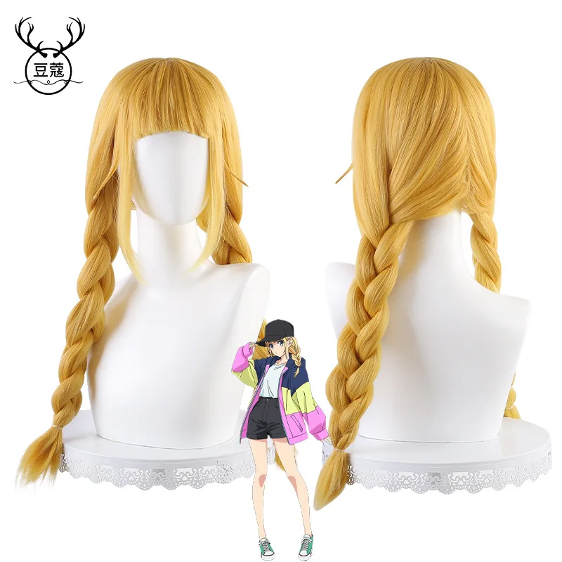 

Party-goer Zhuge Kongming In A Cosplay Of Tsukimi Eiko With A Fluffy Braided Hairstyle Tsukimi Eiko Wig Look
