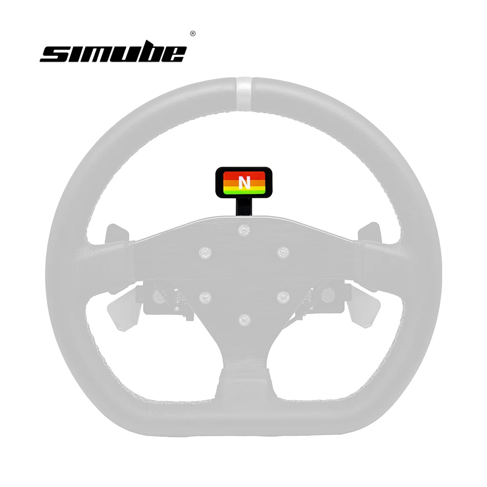 

Simube Racing Dashboard, CNC-milled 6061 Aluminum, 1.47" Hd Color Display (500 Nits),multi-themes,10-level Brightness
