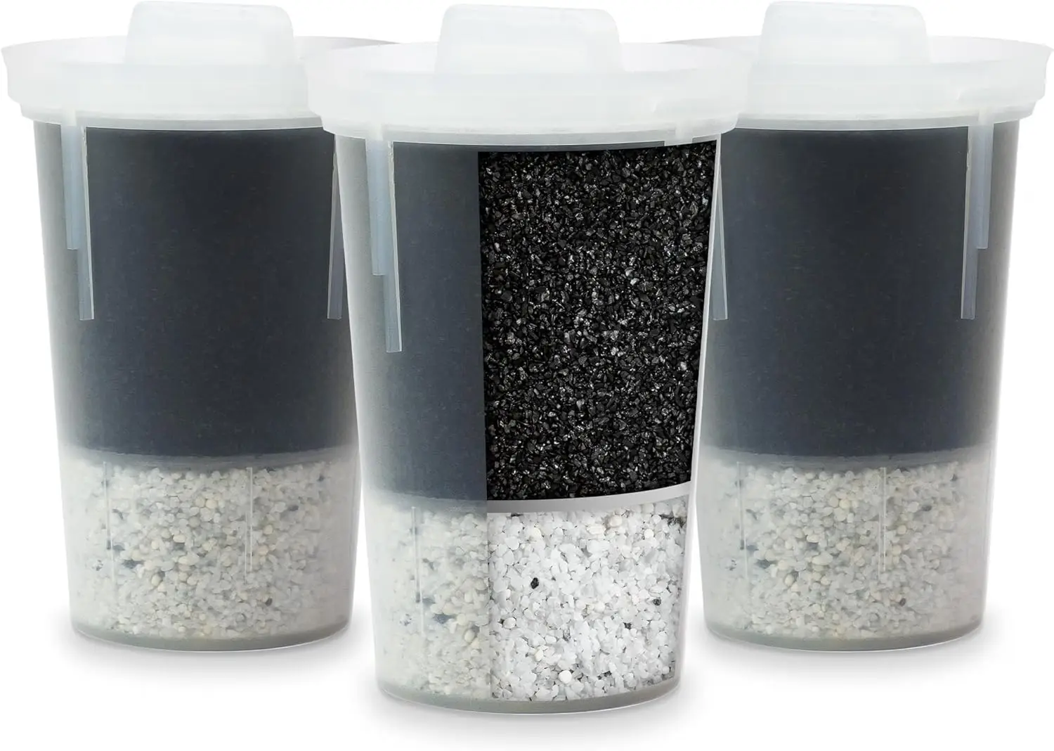 

Набор из 3-х щелочных фильтров для воды, добавляет минералы, удаляет хлор и свинец, произведено в Северной Америке