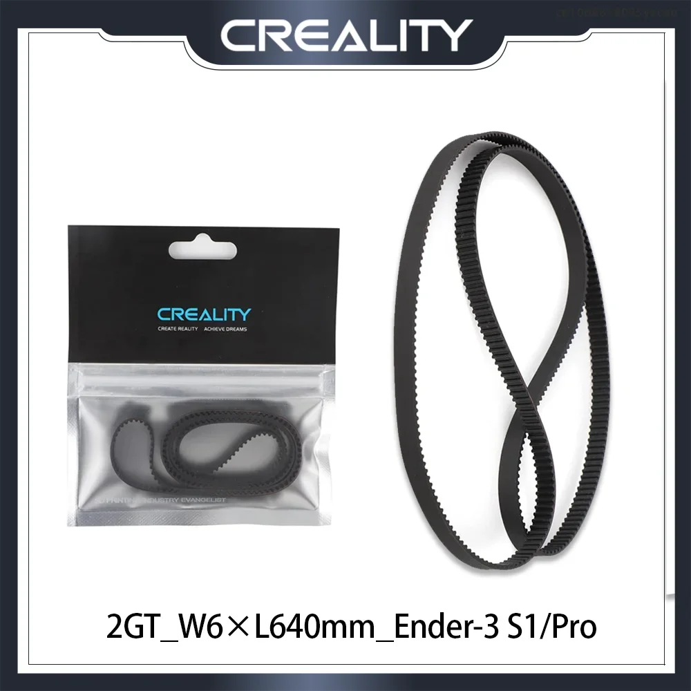 

Creality 3D Ring Synchronous Belt 2GT W6xL640mm 3D Printer Parts for Ender-3 S1/Ender-3 S1 Pro