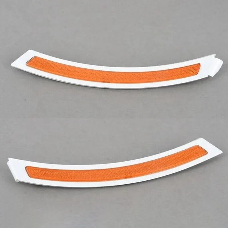 Front Bumper Side Marker Reflector Light For BMW X6 F16 F86 15-2018 Warning Lamp Reflector Trim Strip