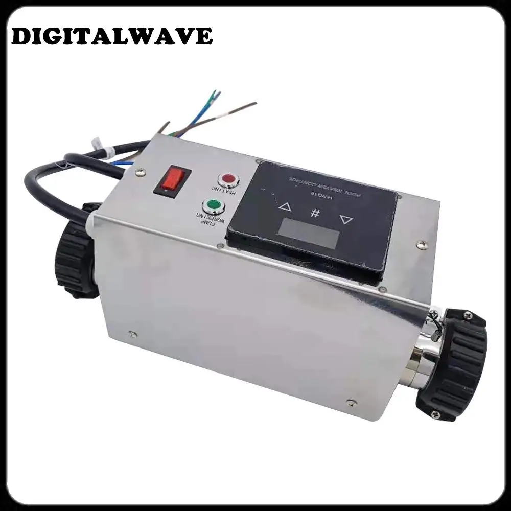 3KW 220V Pool Heater Electric Swimming Pool and SPA Bath Heating Tub Water Heater Thermostat 220V Swimming Pool Accessories