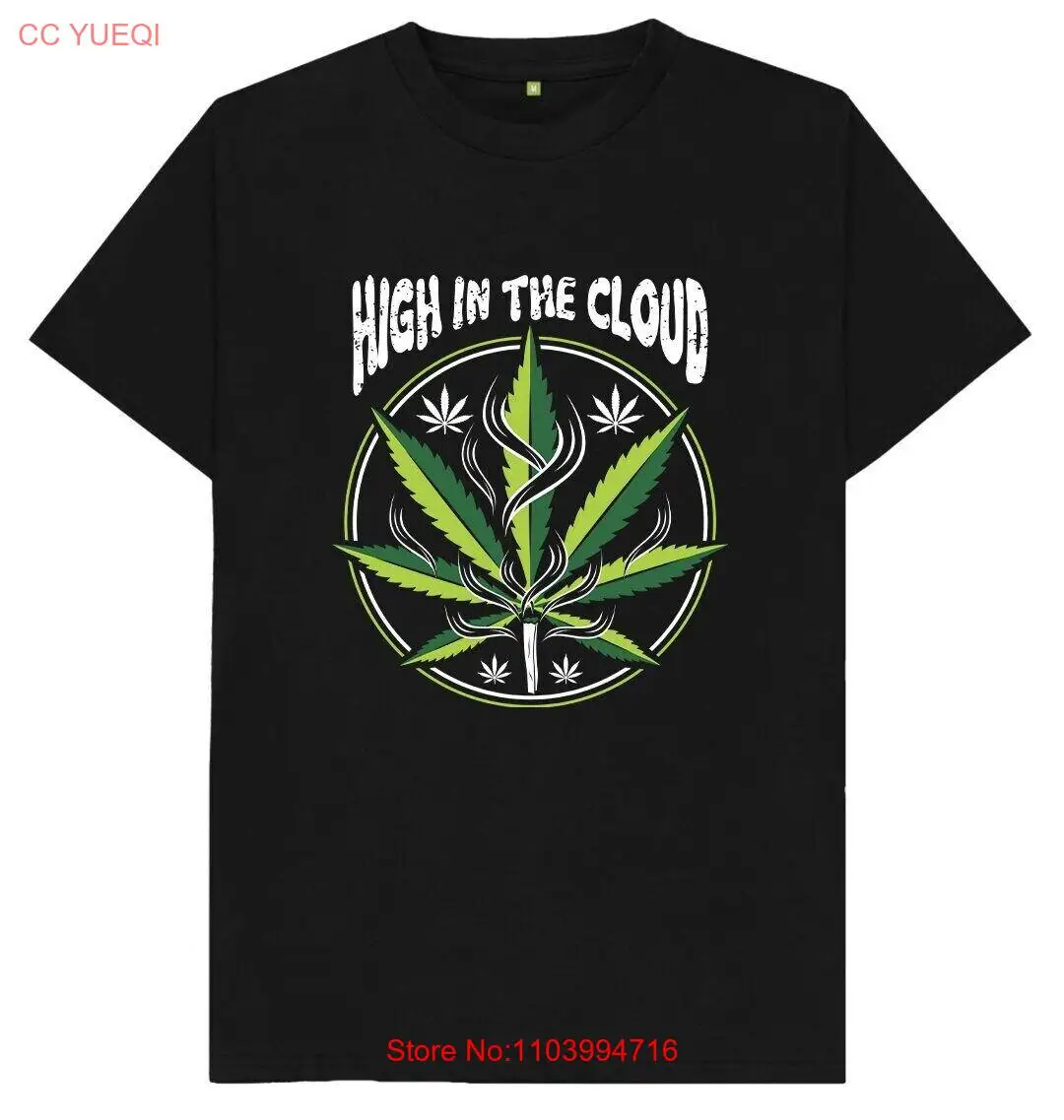 High In The Cloud T-Shirt, Funny Shirt Streetwear, Cute Gift For Friend, Family