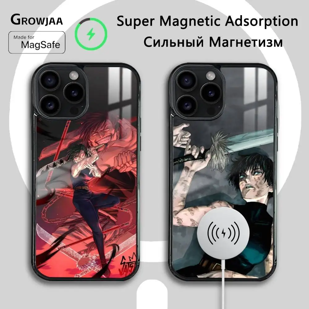 

Cool Girl M-Maki Zenin Phone Case For iPhone 16 15 14 13 12 11 Pro Max Plus Mini Wireless Charging Magnetic Hard Shell