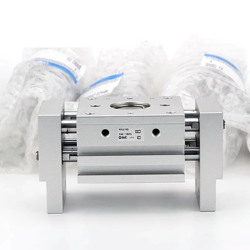 MHL2 10D 16D 20D 25D 32D 40D Double Acting Pneumatic Gripper Wide Type Air Gripper Parallel Cylinder Al Clamps Bore 10-40mm
