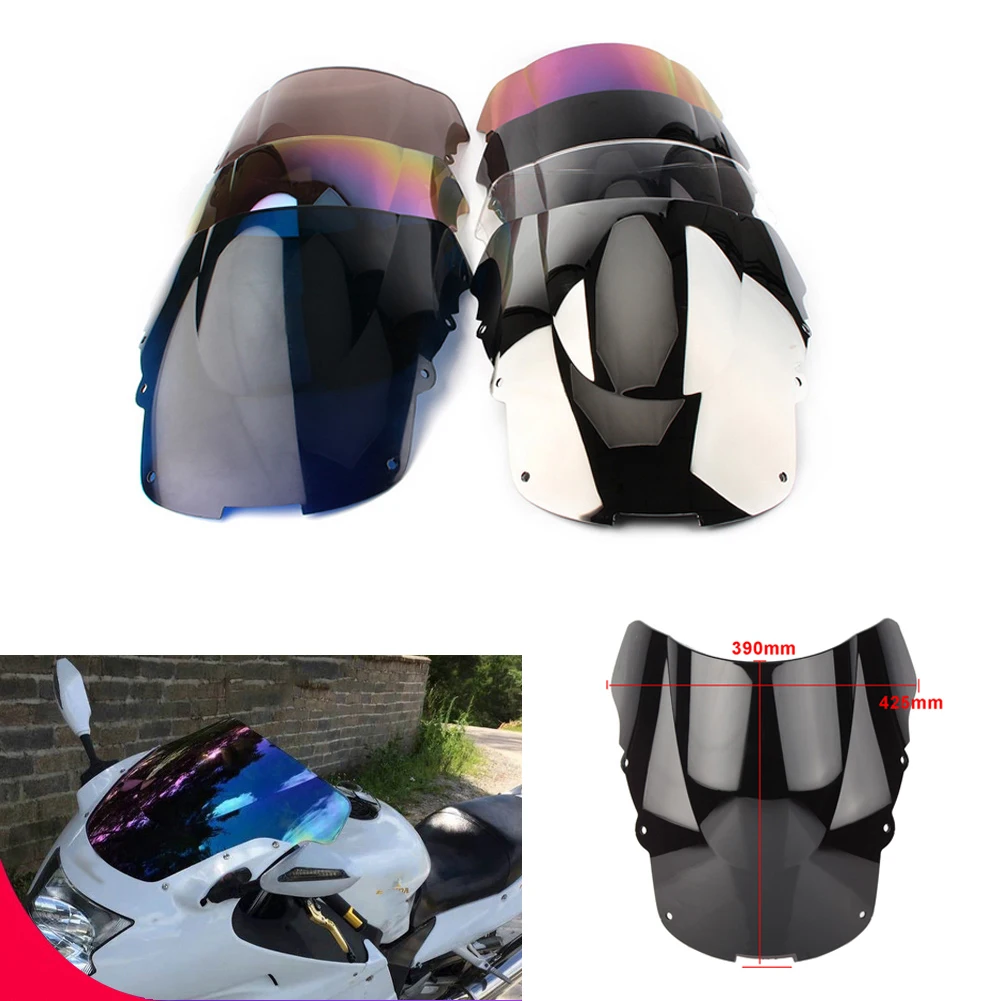 Motorcycle screen Double Bubble Windshield Deflector Protector WindScreen For Honda CBR1100XX CBR 1100XX CBR 1100 XX 1996-2007