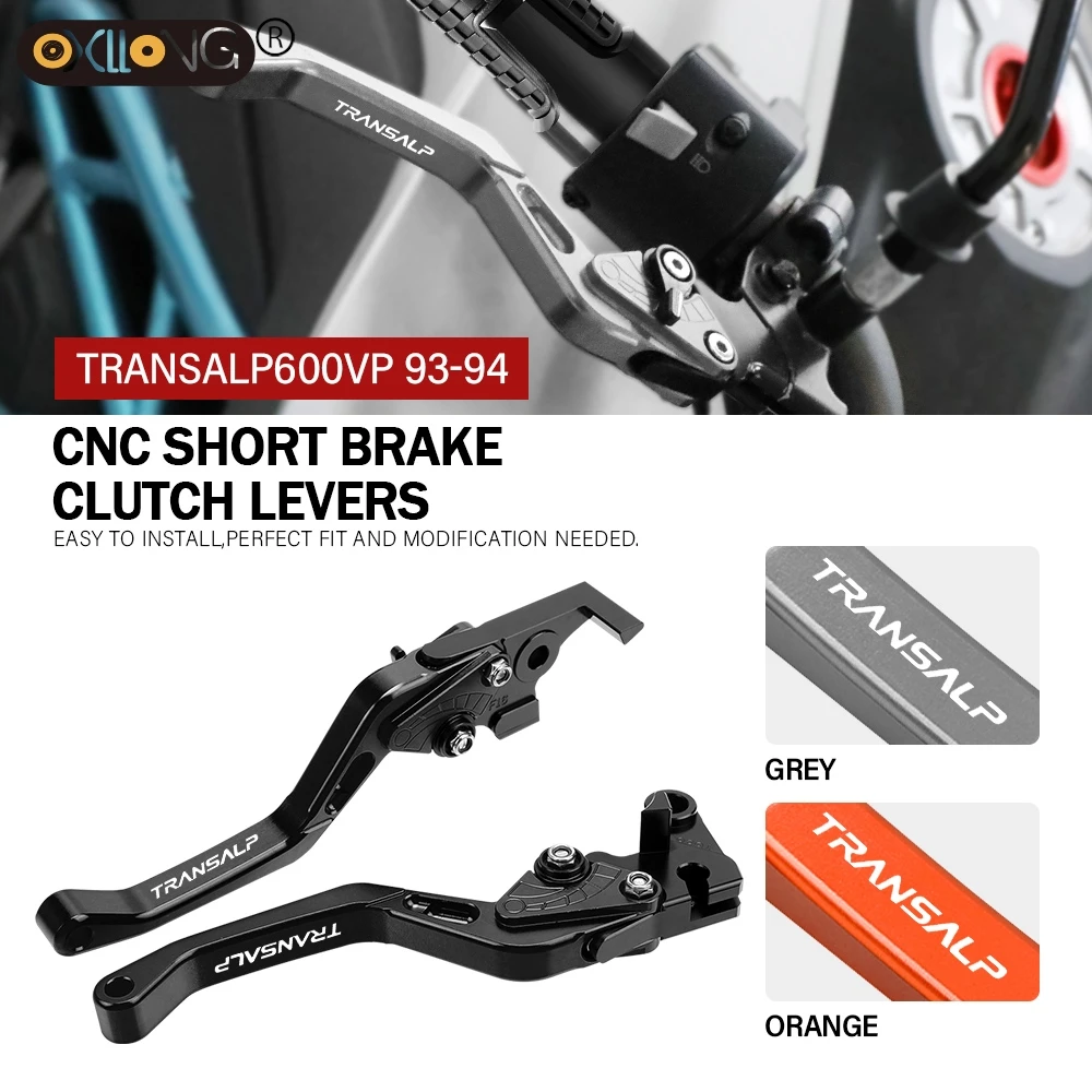 

CNC Aluminum Motorcycle Short Brake Clutch Levers Accessories Parts For HONDA TRANSALP XLV 600 600VP XL600V 1993 1994