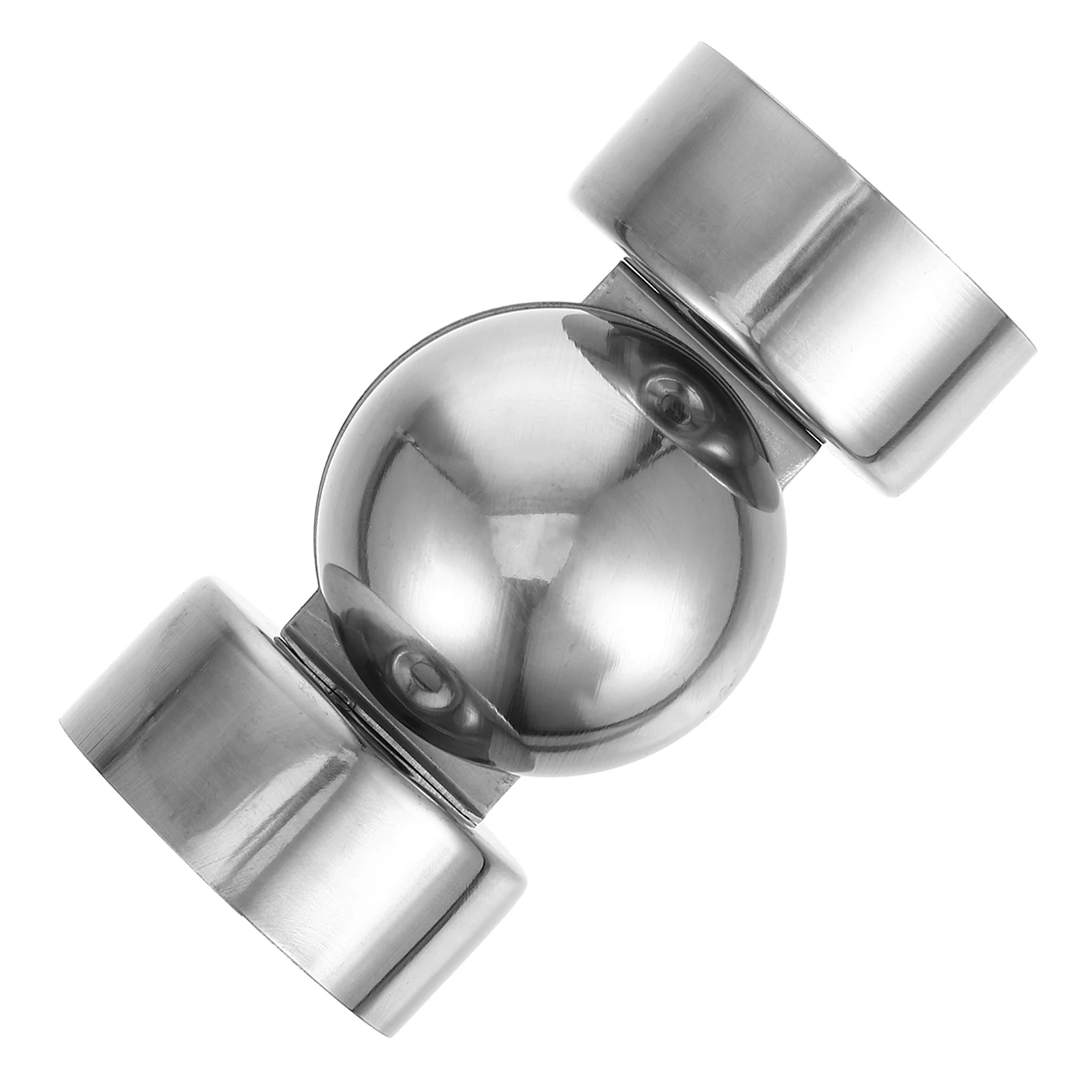 

Stainless Steel Handrail End Caps Connector Brackets for Indoor Stair Railing Covers Handrail Joints Durable Easy Installation