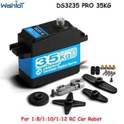 DS3235 PRO Coreless Digital Servo motoriduttore in acciaio inossidabile impermeabile a 180/270 gradi per 1:8 1:10 1:12 RC Baja Robot per auto