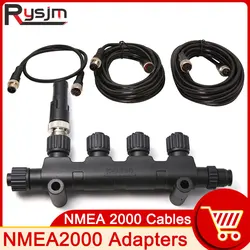 NMEA2000 Adapter Module NMEA 2000 Cables 0.5m 3M 4m Length Wiring Sockets Multifunction Converter DC 9-30V Car customized