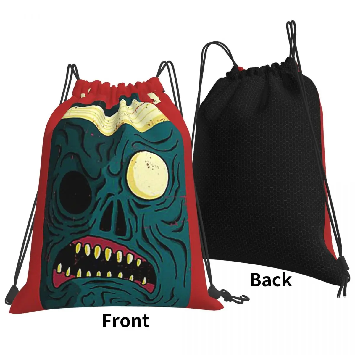 Reading Is Fun Backpacks Casual Portable Drawstring Bags Storage Bag Book Bags For Travel School