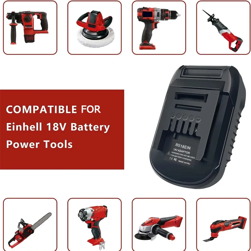 

Адаптер аккумулятора для преобразователя литий-ионной батареи Bosch 18 В GBA для электроинструментов с литиевой батареей Einhell 18 В для инструмента Einhell 18 В