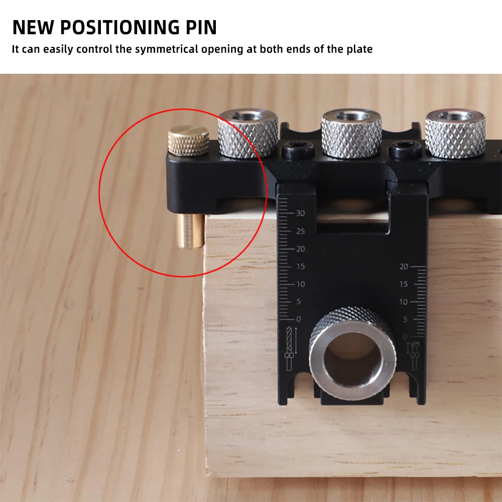 Imagem -03 - Precisão Dowel Cam Jig em Dowelling Jig Master Kit Guia de Perfuração de Madeira Posição para Trabalhar Madeira Diy