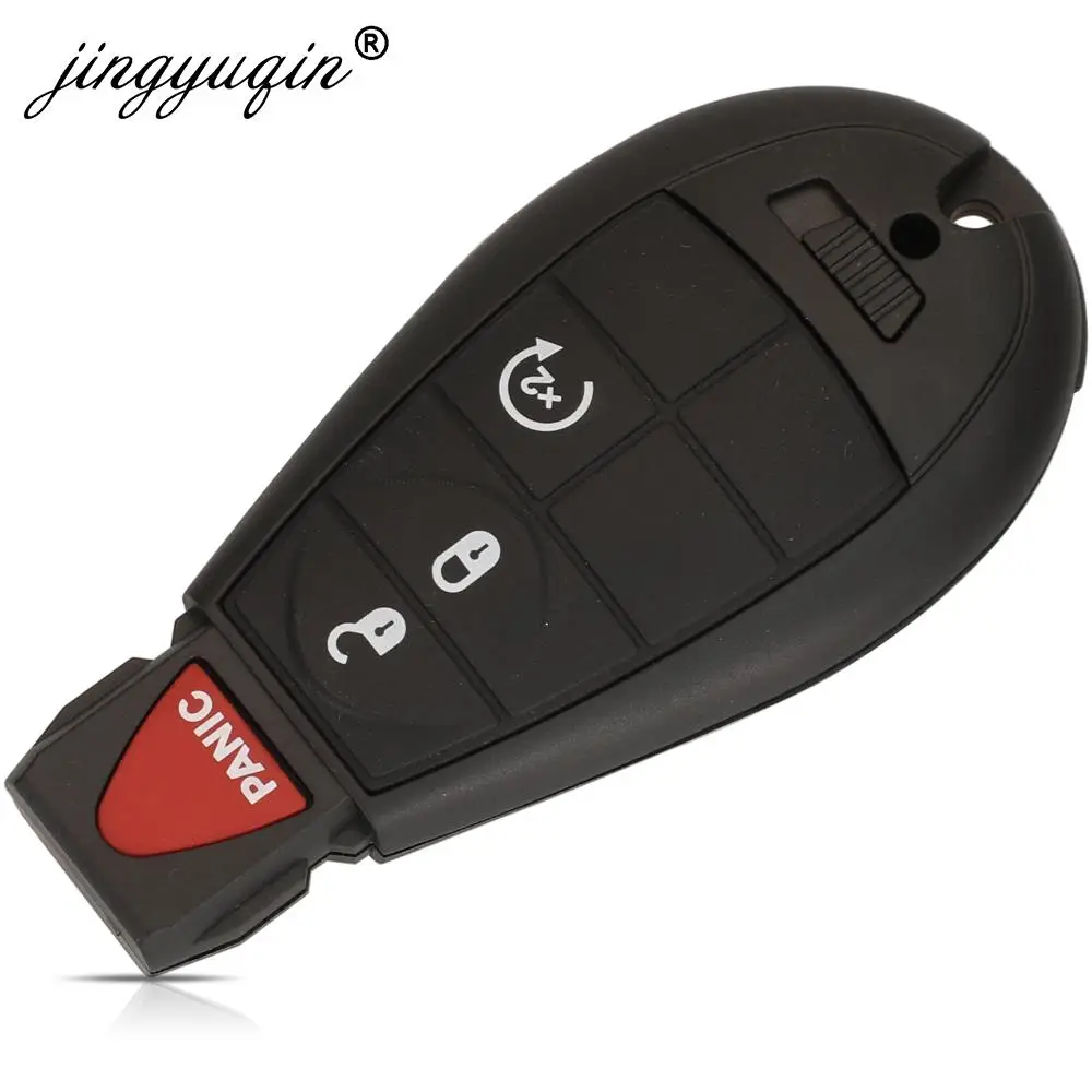 jingyuqin GQ4-53T 433MHz 4A Chip Fobik Remote Car Key fob for For Dodge RAM Jeep Cherokee Sport KL Chrysler Town & Country 2014+