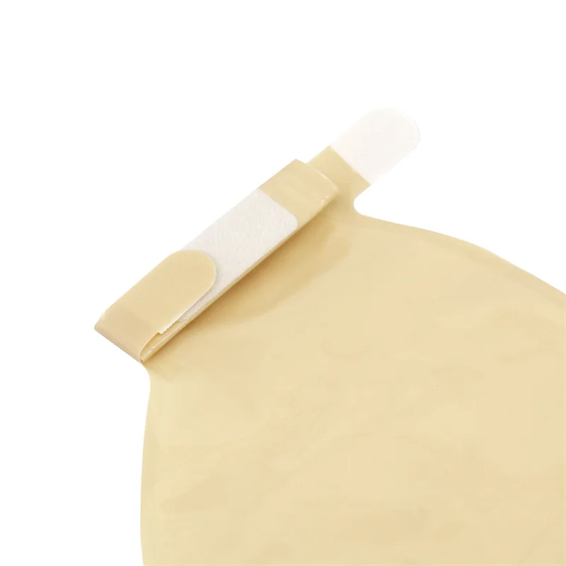 Wholesale 20 Pcs Colostomy Bags with Hook & Loop Max Cut 75mm Hole Ostomy Bags Skin Color Colostomy Bag Supplies Customized