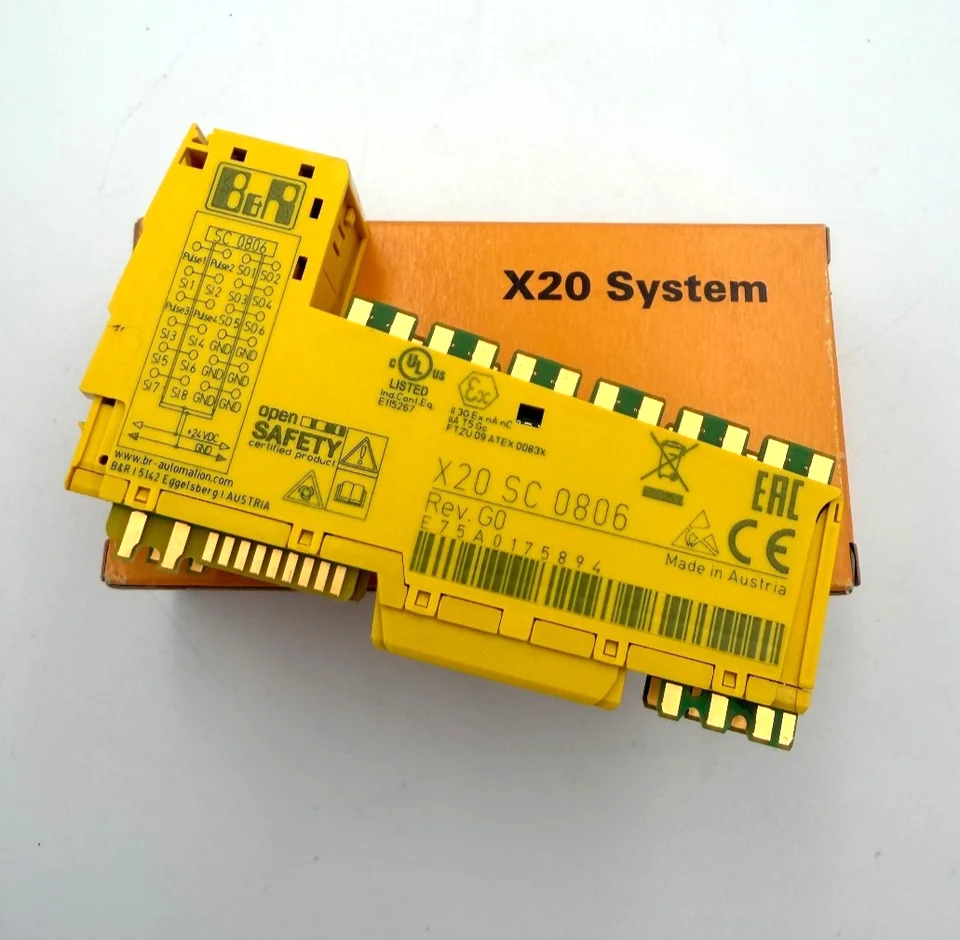 

Модуль смешанного цифрового ввода/вывода B&R X20SC0806, 8xI 6xO, 24VDC, SIL 3 PL, бесплатная доставка на 2-й день