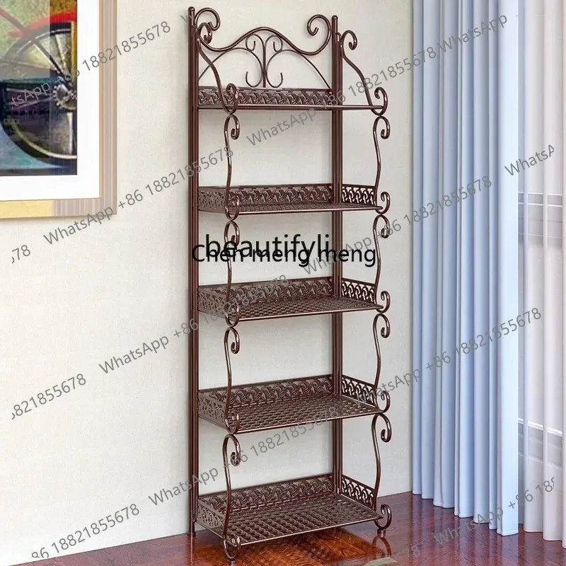 LHY26 ss yj Iron Bathroom Shelf Floor Multi-Layer Shelf Bathroom Kitchen Storage Storage Shelf