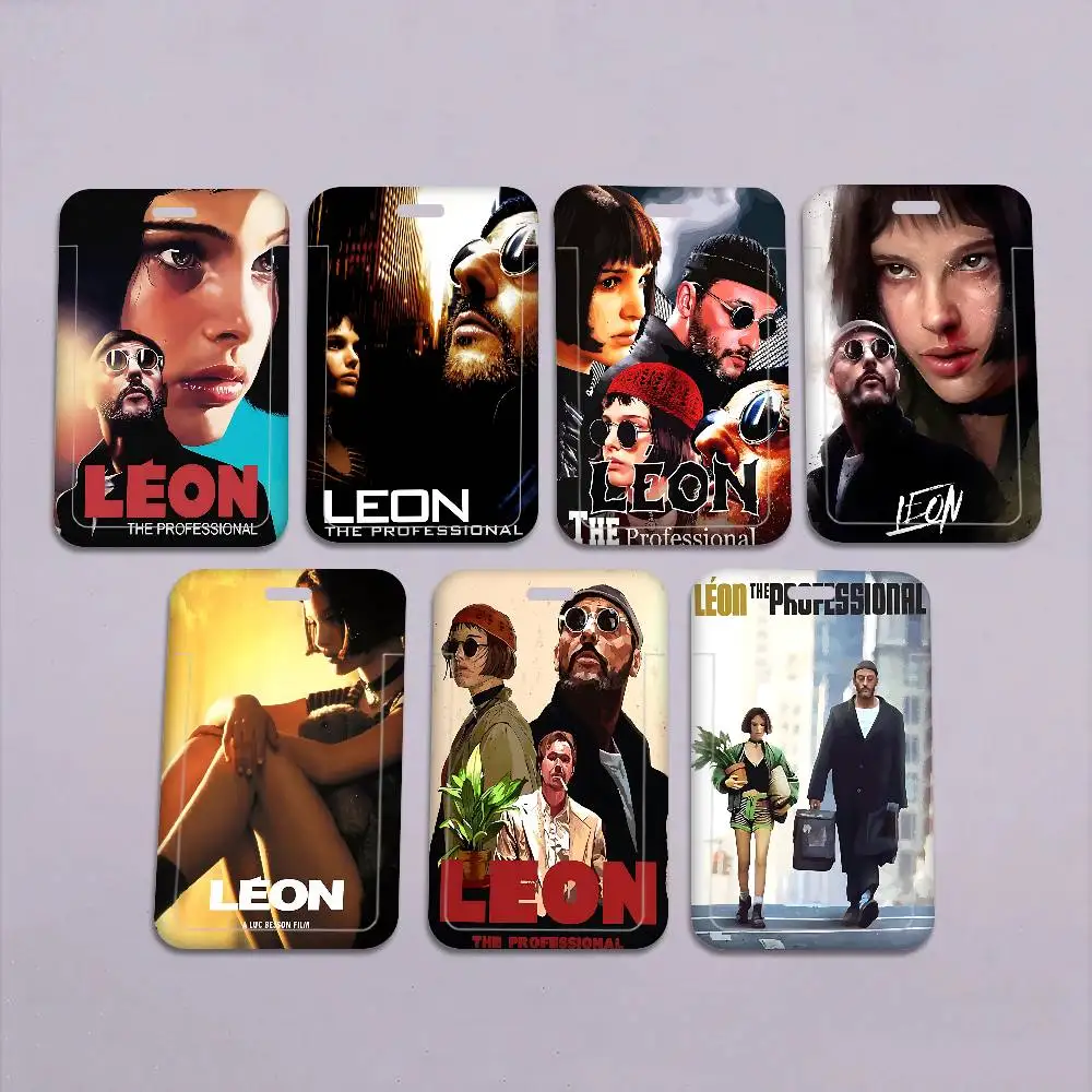 

L-Leon T-The P-Professional Work Card With Lanyard ID Work Card Holder Bags Case Cover Identity Business Card Holder Bag Case