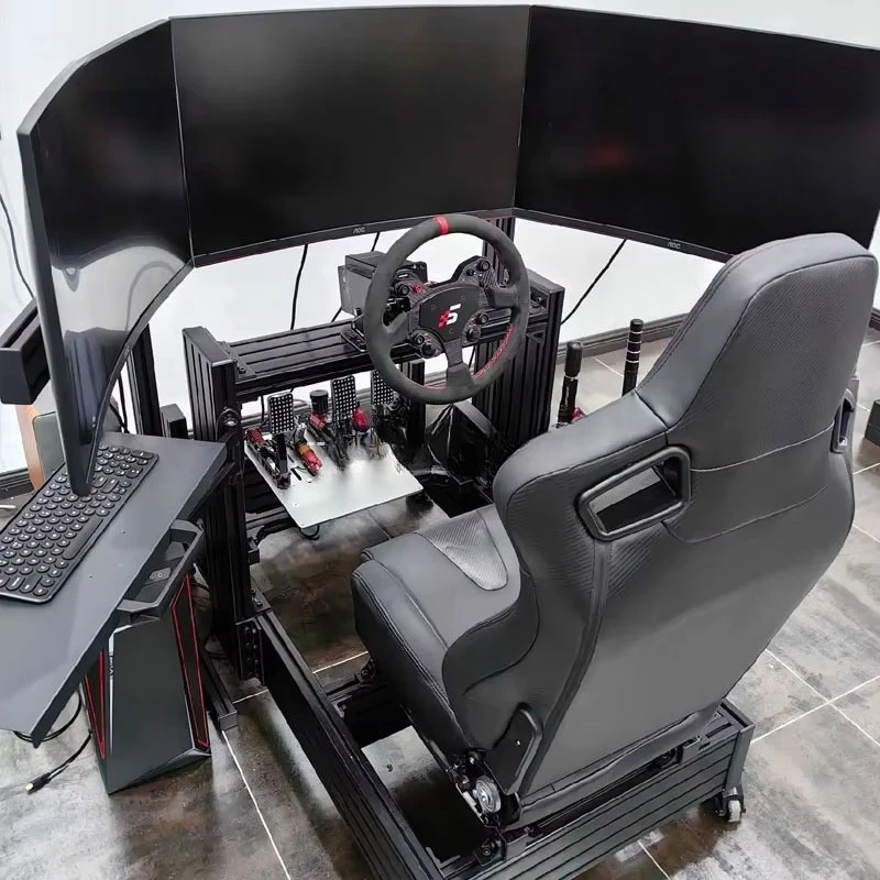 Robustes Home Basic Simulator-Rennausrüstung 40120 40160 Simulator Racing Cockpit Kit