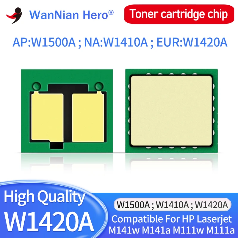 W1420A chip W1410A chip W1500A 150A Toner Cartridge Chip for HP LaserJet M111 M111w M111a M110w MFP M140wMFP M141 M141w M141a