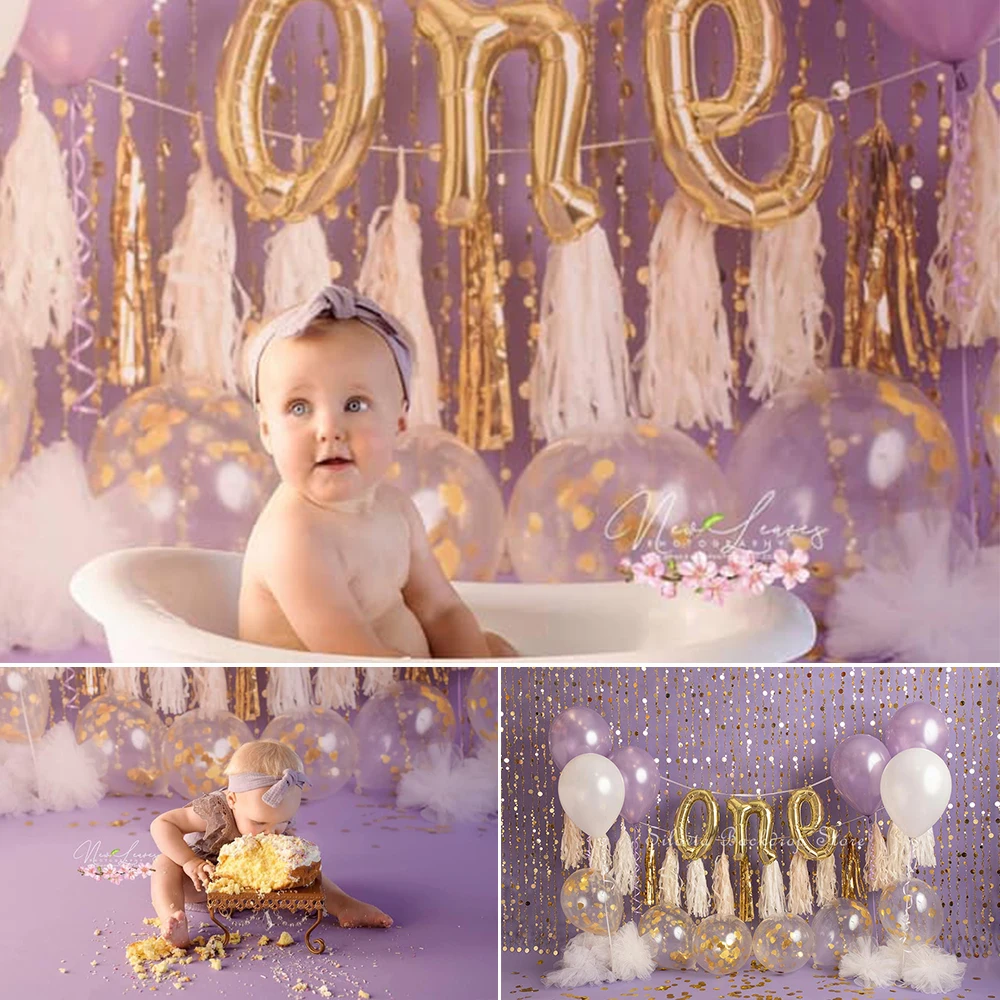 

Newborn 1st Birthday Cake Smash Backdrop Studio Photography Prop Balloon Arch Door Background Baby Shower Wedding Decor Cloth