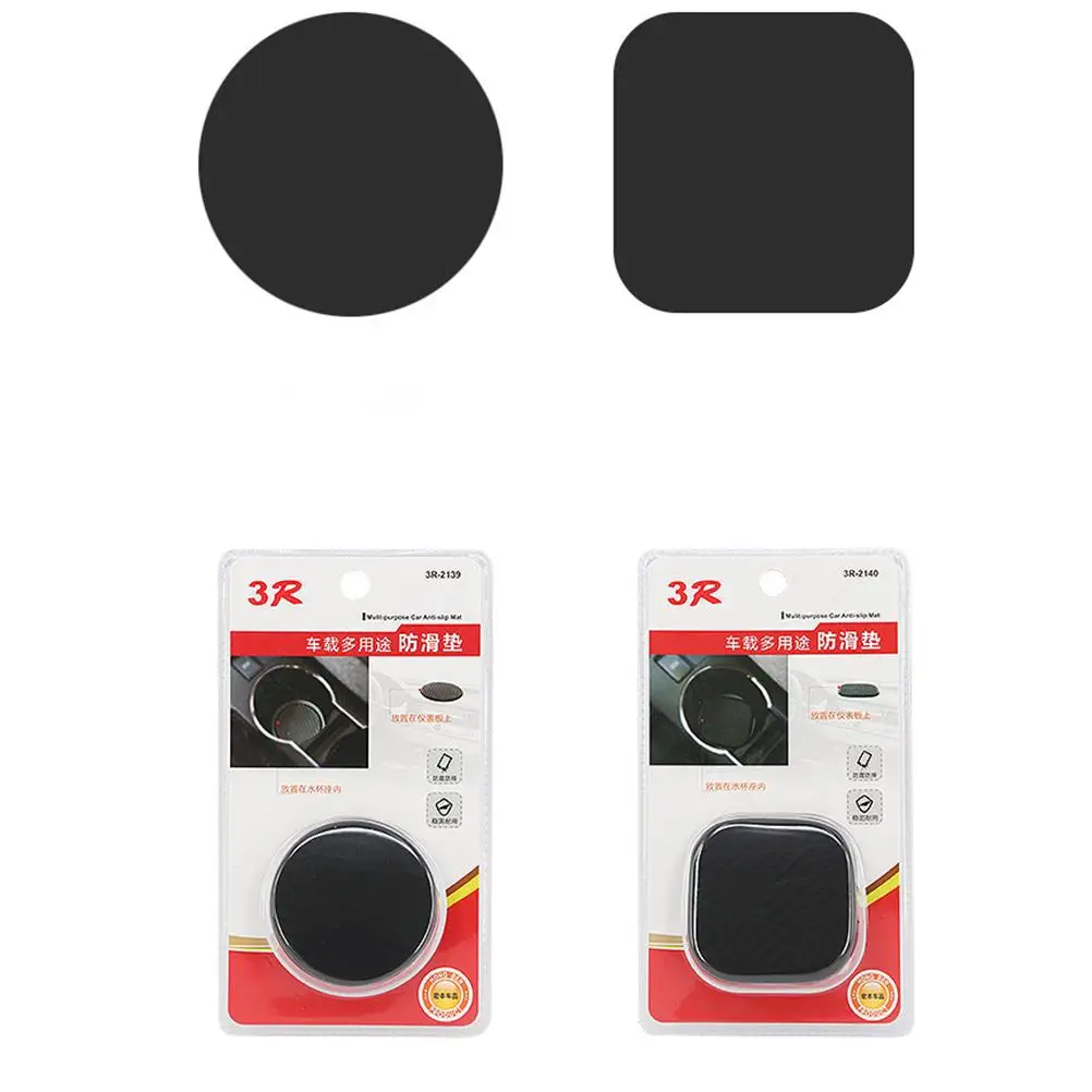 

4 Pcs Water Coaster Square Car Cup Holder Non Slip Mug Mat Cute Vehicle Liner Drink Man Coasters Reusable Gift