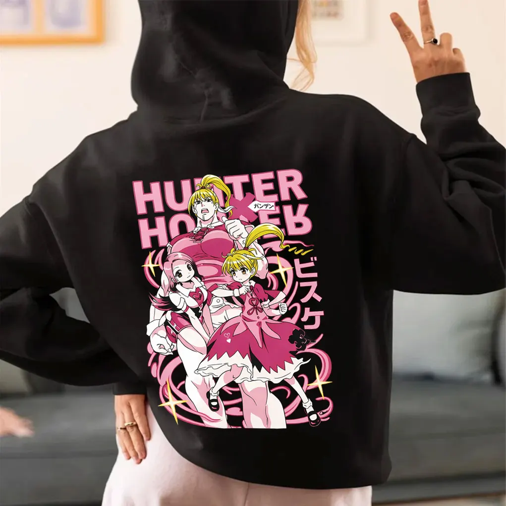 

Hot Anime Hunter X Hunter Hoodie Gon Killua Graphic Sweatshirt Men Women 90s Manga Cute Kawaii Pullover Hoodies Fans Lover Tops