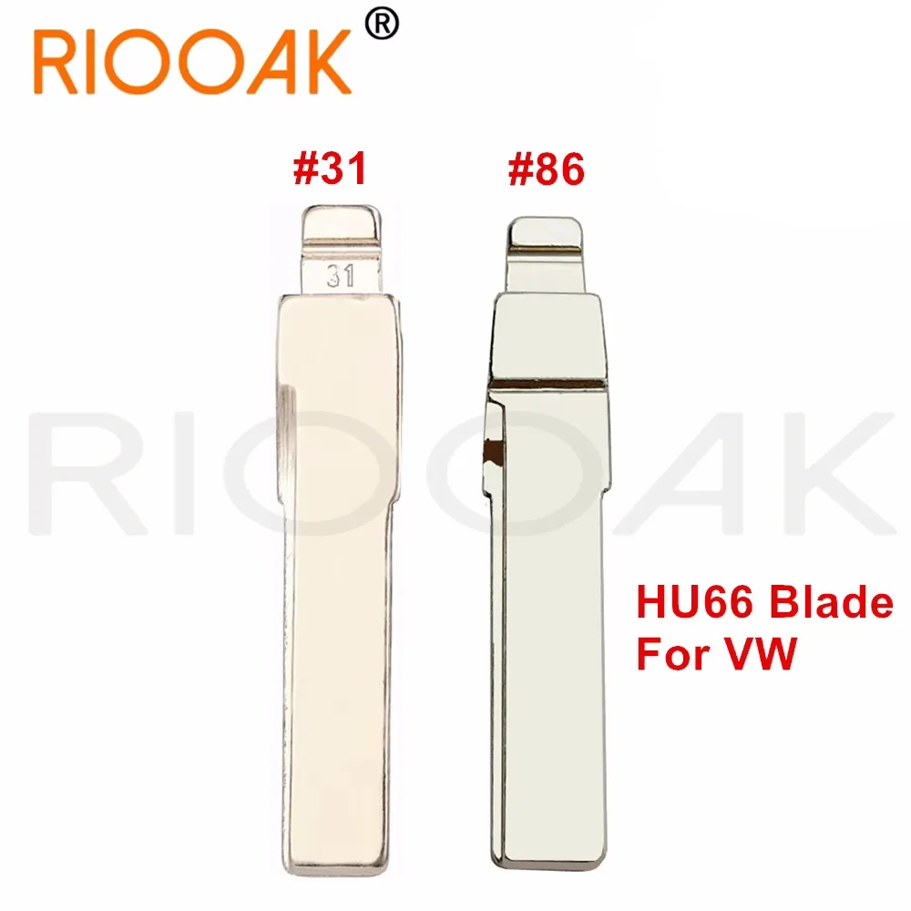 10 Stück 31 #   86 #   HU66 KD Klappschlüssel für VW Passat Bora Seat Skoda Audi für Keydiy KD Xhorse VVDI JMD